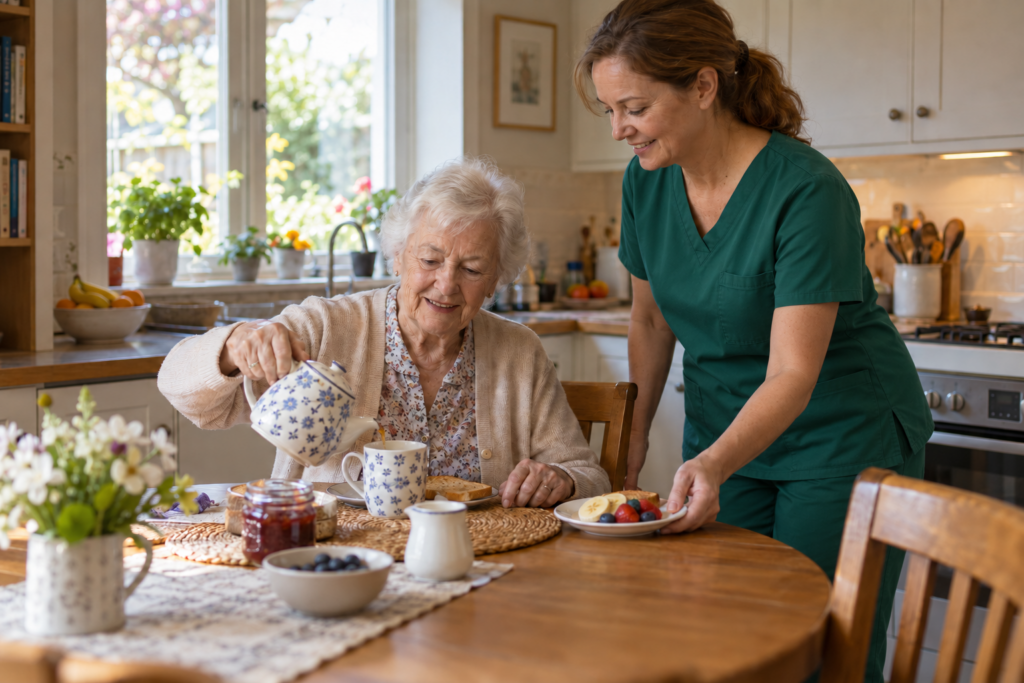 Consistent home care Elgin, IL supporting familiar daily routines